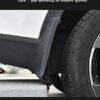LYNSH 4 pcs Mud Flaps for Audi Q7 2006-2015, Splash Guards Fender Front Rear Mudguards Splash Styling Body Wheel Accessories