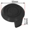 SPARES2GO 2.5m Line Spool & Cover Compatible with McGregor MCT1825 MCT2X1825 18v Strimmer Trimmer 1.5mm