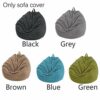 Kisbeibi Bean Bag Chair Cover No Filler Washable Ultra Soft Corduroy Sturdy Beanbag CoverBluesize70x80cm