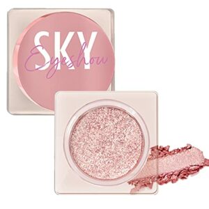 Glitter Eyeshadow Cream Eye ShadowMashed Potato Pearlescent Monochrome Eyeshadow Blendable NonSmudged Highly Pigmented Creamy Texture Eye Makeup
