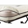 Coleman Camping Cot, Air Mattress, and Pump Combo, Folding Camp Cot and Air Bed with Side Table and Battery Operated Pump