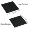 Rug Grippers Hook and Loop Grippers for Rug and Carpet Nonslip Reusable Rug Pads Black 12 Pcs