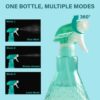Orbal Set of 2 – Leak & Clog Proof Large Spray Bottles with Powerful Precise Sprayer and Firm Lock for Jet, Mist & Stream. 500ml Water Spray Bott