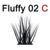 Cluster Lashes QUEWEL 72 Pcs DIY Cluster Eyelash Extension Soft Individual Eyelashes D Curl Eyelash Clusters MIX816mm Length Lightweight For Pers