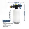 YUET Jet Bottle Snow Foam Lance Cannon Washer for Karcher K2 K3 K4 K5 K6 K7, Kärcher Soap Generator High Pressure Car Foamer Wash Adjustable Spra