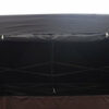 All Seasons Gazebos 3x3m Heavy Duty Fully Waterproof Pop up Gazebo With 4 Side Walls and Accessory Pack - Black