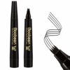 Boobeen Waterproof Eyebrow Tattoo Pen  Microblading Eyebrow Pencil with a MicroFork Tip Applicator  Creates Natural Looking Brows Effortless