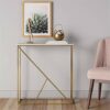 Multifunctional Side Table Marble Console Table Home Living Room Corridor Decorative Coffee Table Office Sofa Tablesize 80  25  75CMSize80  25  7