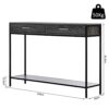 Living Room Console Sofa Table Console Table with Drawers Vintage Console Table Narrow Furniture Drawers Slim Hall Storage Sideboard Unit for Hal