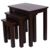 Aurotrice Nest of Table set of 3 Tables Side End Coffee Table for Home Office Living Room