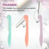 G2PLUS 3 PCS Eyebrow Razor Shaper Cheek Facial Hair Remover Peach Fuzz Shaver Womens Trimmer Shaving Grooming Kit