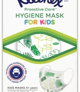Kleenex Proactive Care Hygiene Face Mask for Kids  Pack of 5 Single