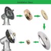 4 Piece Replacement Metal Gearbox Blade Nut Fixing Tool Kit Strimmer Brushcutter(4pcs Set)