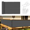 Sunnylaxx Balcony Privacy Screen 90x300 cm Fence Screen for Balcony and Patio, Balcony Cover, PES(160g/㎡) Water-Repellent Wind Protection, with R