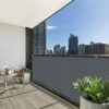 Cool Area balcony privacy screen, anti-peeping, windproof, anti-ultraviolet, HDPE balcony cover, 90x300cm，Graphite