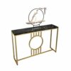 Axdwfd Console table Marble Console Table Living Room Decoration Console Table Nordic Partition Wall Table 31.411.831.4 Inches