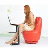 NA Adjustable Portable Folding Laptop Desk Computer Table Stand Tray for Bed Useful Side Tables Furniture Living Room Table