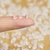 Earring Backs for Studs 200pcs Earring Back Soft Clear Ear Safety Back Pads Backstops Bullet Clutch Stopper Replacement for Fish Hook Earring Stu
