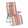 Outsunny Set of 2 Garden Patio Outdoor Sun Recliners Loungers Folding Foldable Multi Position Relaxers Chairs with Cushions Fire Retardant Sponge