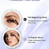 OMIRO Compact Mirror 3 1X10X Magnification Mini Folding Makeup Mirror for Purses Color of The Year 2022  Very Peri
