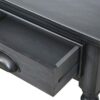 Living Room Console Sofa Table Console Table Grey Wooden 3 Drawer Console Dressing Table Slim Entry Hallway Table for Hallway Entryway Entrance H