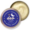 Awake Organics Natural Deodorant Balm  Space Cat 60g. Organic Orange  Geranium. Aluminium Free Plastic Free Vegan  Cruelty Free. No Bicarb Baking