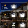 [4 Pack] 140LED Solar Security Lights Outdoor, Litogo Solar Motion Sensor Lights 270ºWide Angle Waterproof Solar Powered Durable Wall Lights Outs