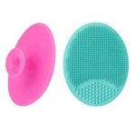 Facial Cleansing Brush Silicone Face Massager Brush Face Scrub Pads for Exfoliating AntiAging Skin Cleanser and Deep Exfoliator Makeup Tool for A
