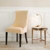 Velvet Wingback Side Chair Cover，Stretch Dining Chair Cover Slipcover Washable Armchair Protector,Seat Cover For Dining Room Banquet Home Wedding