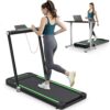 Folding treadmill for home, THERUN 2.5HP Under Desk Treadmill w/Widened Shock Absorption Running Belt, Foldable Walking Running Machine w/Adjusta