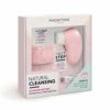 Magnitone Natural Cleansing Ultimate Gift Set with First Step Daily Cleansing Brush and 2 Wipe Out Makeup Remover Cloth Wipes