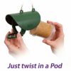 Jacobi Jayne FBF-2 Flutter Butter Hanging Feeder, Green, 170.0 mm*130.0 mm*90.0 mm