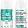 Whitening Toothpaste Foam Baking Soda Toothpaste Intensive Stain Removal Toothpaste 360Care for Month and Healthy Oral Environment Travel Friendl