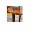 Kiki End table Living Room Round Coffee Table Modern Side Table With Storage Shelf End Table Waiting Area Table Solid Wood Tea Table coffee table