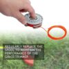Poweka FLY021 Strimmer Spool Compatible with Flymo 513937190 Grass Strimmer, Double Autofeed Spool and Line Pack of 3