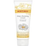 Burts Bees Natural Cleanser Soap Bark and Chamomile Deep Cleansing Cream  1 x Tube 170 grams