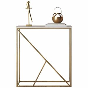 Multifunctional Side Table Marble Console Table Home Living Room Corridor Decorative Coffee Table Office Sofa Tablesize 80  25  75CMSize80  25  7