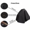 Uonlytech Waterproof Hair Cutting Cape for Women Professional Salon Cape with Stickers Shoulder Pads Hair Dyeing Apron for Man Women Salon