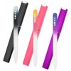 XIPOO Nail File Glass Nail File 3 Pack Premium Glass Nail File with Case Crystal Nail File Professional Salon Manicure Tool for Natural Nails Gif