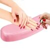 EBANKU Nail Hand Pillow Manicure PU Leather Nail Art Hand Cushion Pillow Soft Sponge Arm Rest Nail Art Accessories Tool White