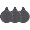 MR.SIGA Silicone Bathtub Stopper, Drain Stopper for Shower, Sink, 5.1" Diameter, 3 Pack