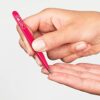 REMOS Splinter Tweezers with Extra fine tip Stainless Steel 9.5 cm  Fuchsia