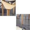 Small Household Table Outdoor Willow Nesting Side Table Simple Creative Triangle Coffee Table Small MultiFunction Plant Stand for Balcony Living