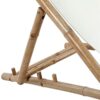 HOUKAI Bamboos and Canvas Patio Chair Adjustable Fishing Picnic Chair Outdoor Furniture Color  D Size  One size