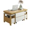 HMBB Lift Top Coffee Table 47.2 Coffee Table with 2 Storage Drawers and Hidden Compartment MultiFunctional Folding Dining Table with 4 Stools for