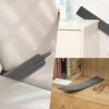 Jetcloud Gap Dust Cleaner Retractable 2.5meter Microfiber Gap Dust Brush Flexible Long Handle Flat Gap Duster with Extendable Pole 2 Cloth Cover