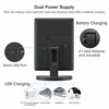 WEILY Lighted Makeup Mirror with 21 LED Lights Dual Power Supply 2X3X Magnifying LED Adjustable Brightness and Angle Black