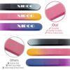 XIPOO Nail File Glass Nail File 3 Pack Premium Glass Nail File with Case Crystal Nail File Professional Salon Manicure Tool for Natural Nails Gif