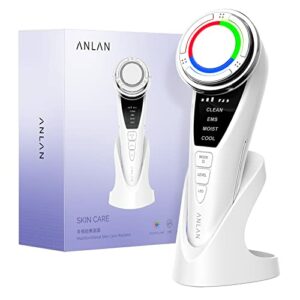 Facial DeviceANLAN Face Massager Deep Cleanser Makeup Remover with Cotton and Shorten Pore Cleaning Time atHome Beauty Instrument Improve AntiWri