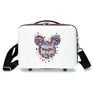 Disney Minnie Magic Adaptable Beauty Case White 29x21x15 cms ABS